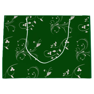 Elegant Pink Floral Swirl 