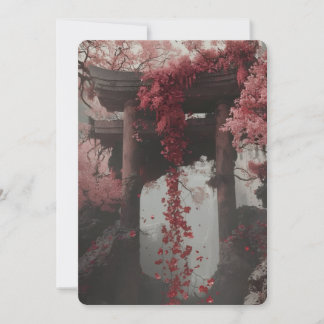 Elegant Pink Floral Wedding Invitation – Botanical Inbjudningar