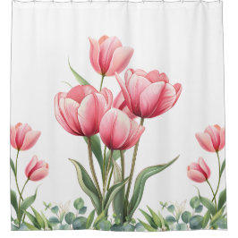Elegant Pink Tulips Floral Mother's Day Gift 