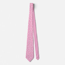 Elegant Pink White Dots Pattern Groom Gift  