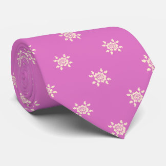 Elegant Pink White Floral Pattern Groom Gift   Slips
