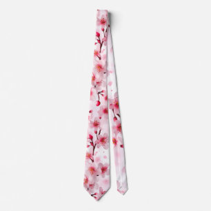 Elegant Pinky Cherry Blommar Slips