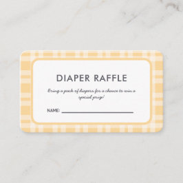 Elegant Play Baby Shower Diaper Raffle Biljett Tilläggskort