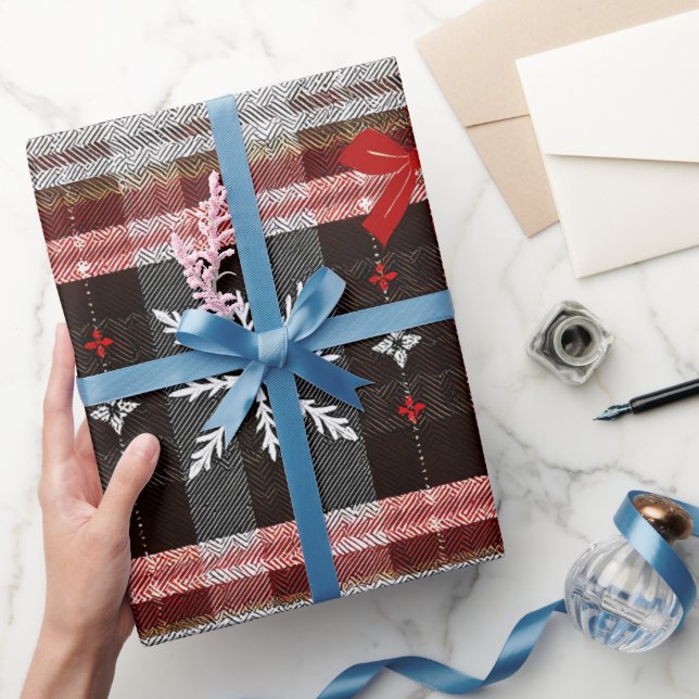 Elegant Play-julen Mönster Presentpapper (Gifting)