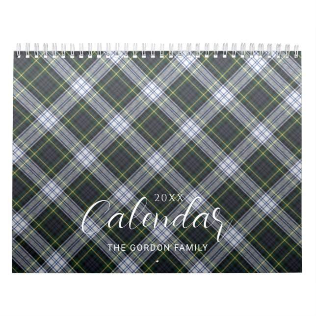 Elegant Play Rustic Family 2024 Tartan Kalender (Omslag)