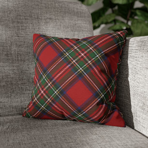 Elegant Play Rustic Klan Stewart Tartan Kudde