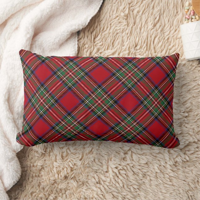 Elegant Play Rustic Klan Stewart Tartan Lumbarkudde (Filt)