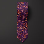 Elegant plommon och koppar botaniskt slips<br><div class="desc">Få en förfinad titt med vår Elegant Plum & Copper Botanical Neck Tie. Kombinationen plum och koppar exudes elegance och stil. Koppla den med våra matchande sockar för att komplettera ditt sofistikerade utseende.</div>