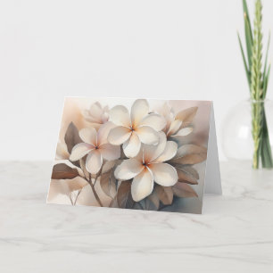 Elegant Plumeria Tack Kort