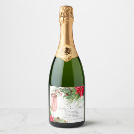 Elegant Poinsettia Candy cane Recipe Champage