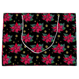 Elegant Poinsettia Floral Pattern