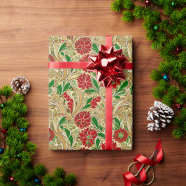 Elegant Poinsettia Presentpapper