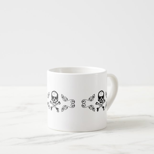 Elegant Poison Gothic Tea Set Espressomugg (Framsida höger)