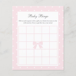 Elegant Polka dots Baby Rosa Bow Flicka Shower