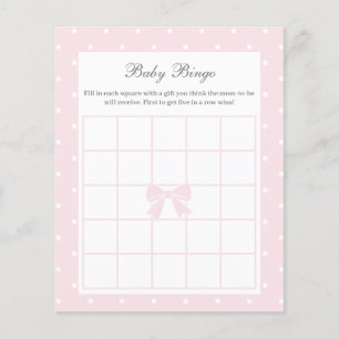 Elegant Polka dots Baby Rosa Bow Flicka Shower