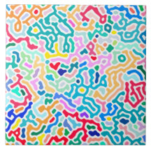 Elegant polka dots - Havsblått och vitt