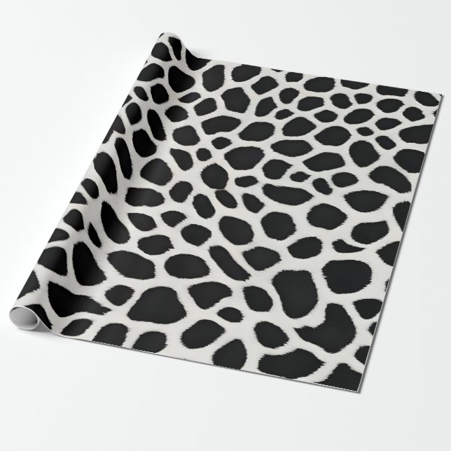Elegant Popular Luxury White Leopard Collection Presentpapper (Utrullad)