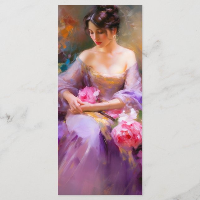 Elegant Porträtt bokmärke Meny (Framsida)