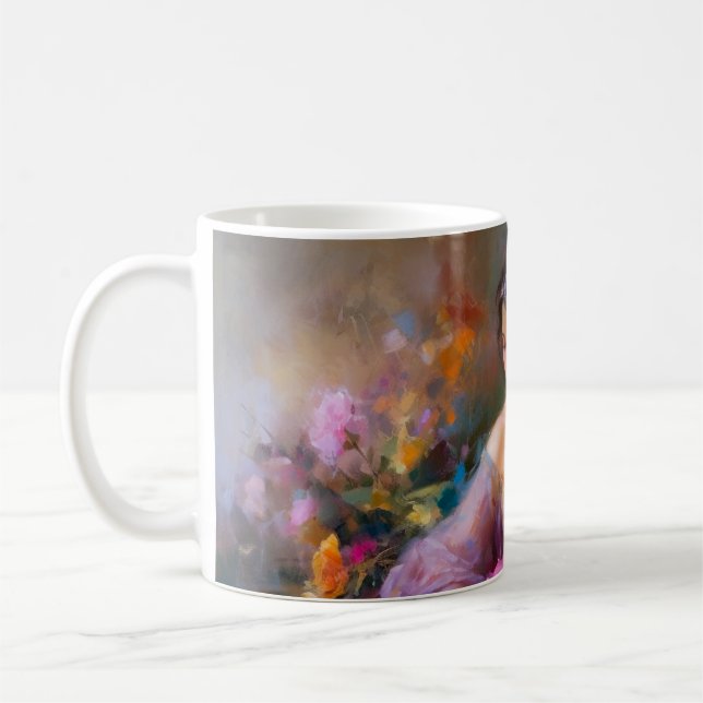 Elegant Porträtt Kaffemugg (Vänster)
