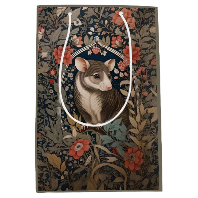 Elegant Possum William Morris Inspired Blommigt (Framsidan)