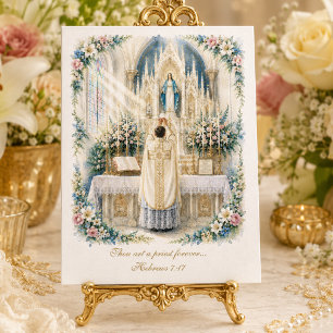 Elegant Prästadömet Jubileum Marian Altare Kort
