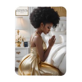 Elegant Praying Mor 3 tum x 4 tum Photo Magnet