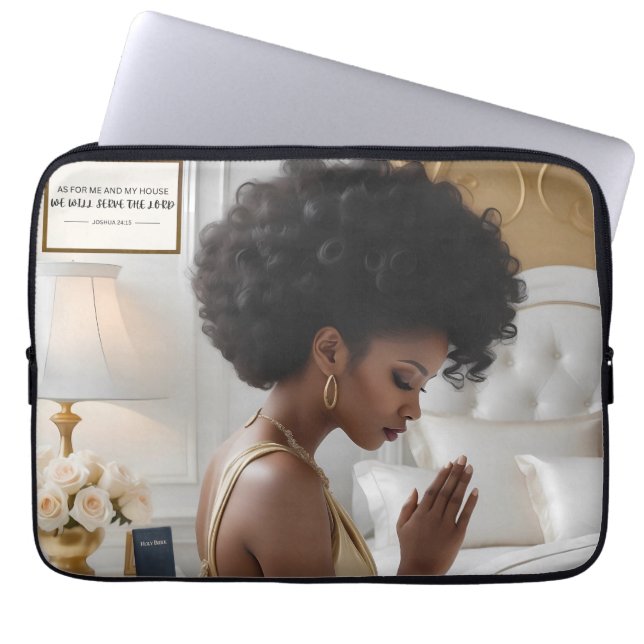 Elegant Praying Mor Laptop sleeve (Framsidan)