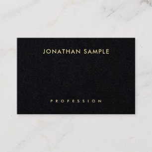 Elegant Premium Black Guld-stil - modern design Visitkort