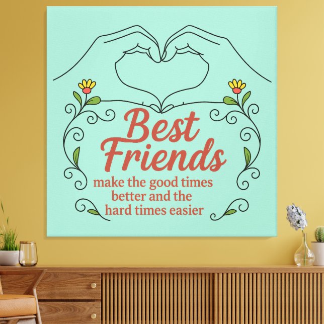 Elegant Premium Wrapped Canvas Wall Art (Insitu (Vardagsrum))