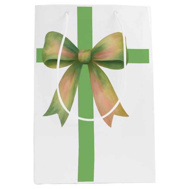 Elegant presentbåge – modern juldesign (Framsidan)