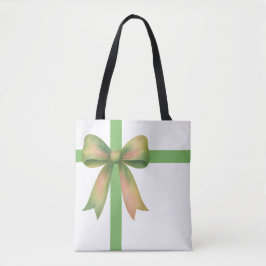 Elegant presentbåge – modern juldesign tygkasse
