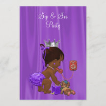 Elegant Princess Ethnic Baby Sip & See