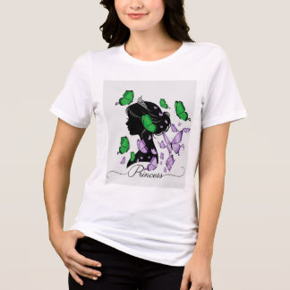 Elegant "Princess of Butterflies" T-shirt | Prince