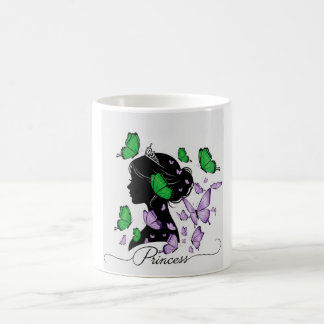 Elegant "Princess of Butterflies" T-shirt | Prince Kaffemugg