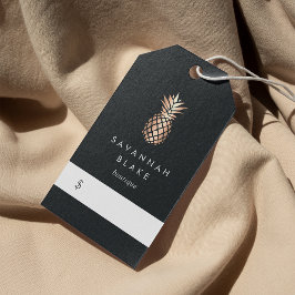 Elegant Prisa Märkre av kopparanas Presentetikett