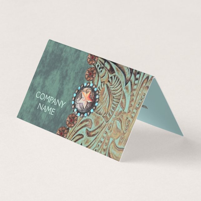 elegant Proal western land, verktygsläder Kort (Framsida)