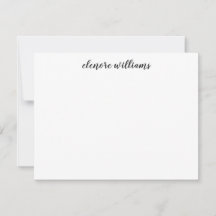 Elegant Professionell Black Grått Simple Script