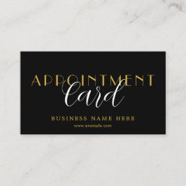 Elegant professionell design för möteskort tidsbeställning kort