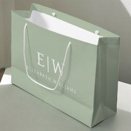 Elegant Professionell Enkel Monogram Minimalistisk