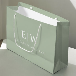 Elegant Professionell Enkel Monogram Minimalistisk