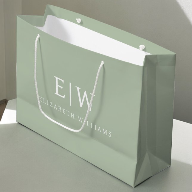 Elegant Professionell Enkel Monogram Minimalistisk (Skapare uppladdad)