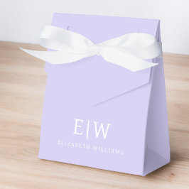 Elegant Professionell Enkel Monogram Minimalistisk Presentaskar