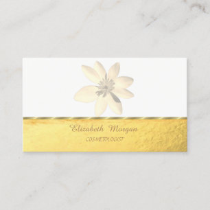 Elegant Professionell,Falskt Guld,Vit Margareta Visitkort