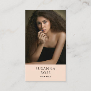 Elegant Professionell Foto Modern Visitkort