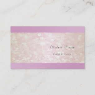 Elegant Professionell Glittrig Bokeh Visitkort