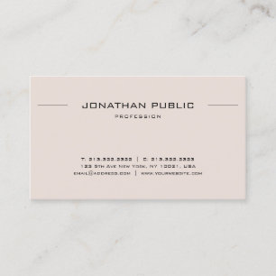 Elegant Professionell Gott text Minimalistiskt sta Visitkort