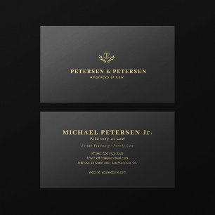 Elegant professionell gul logotyp jurist juridisk  visitkort