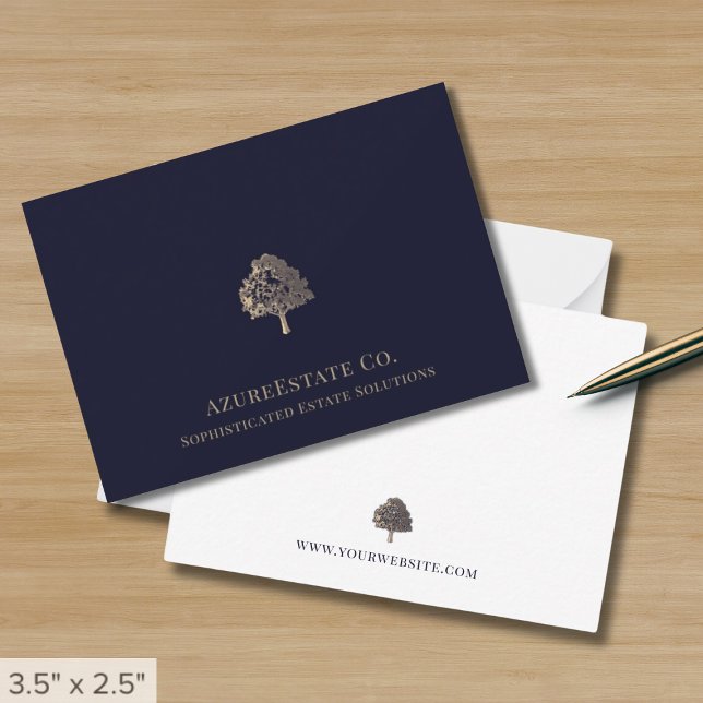 Elegant Professionell Guld Logotyp Anteckningskort (Skapare uppladdad)