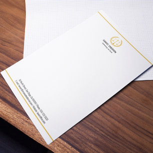 Elegant Professionell Lawyer Office Brevpapper