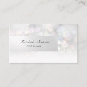 Elegant Professionell Minimalistisk, Bokeh Visitkort